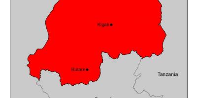 خريطة رواندا الملاريا
